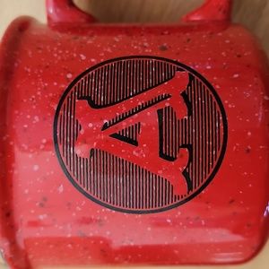 ALFRED coffee shop red mug NEW